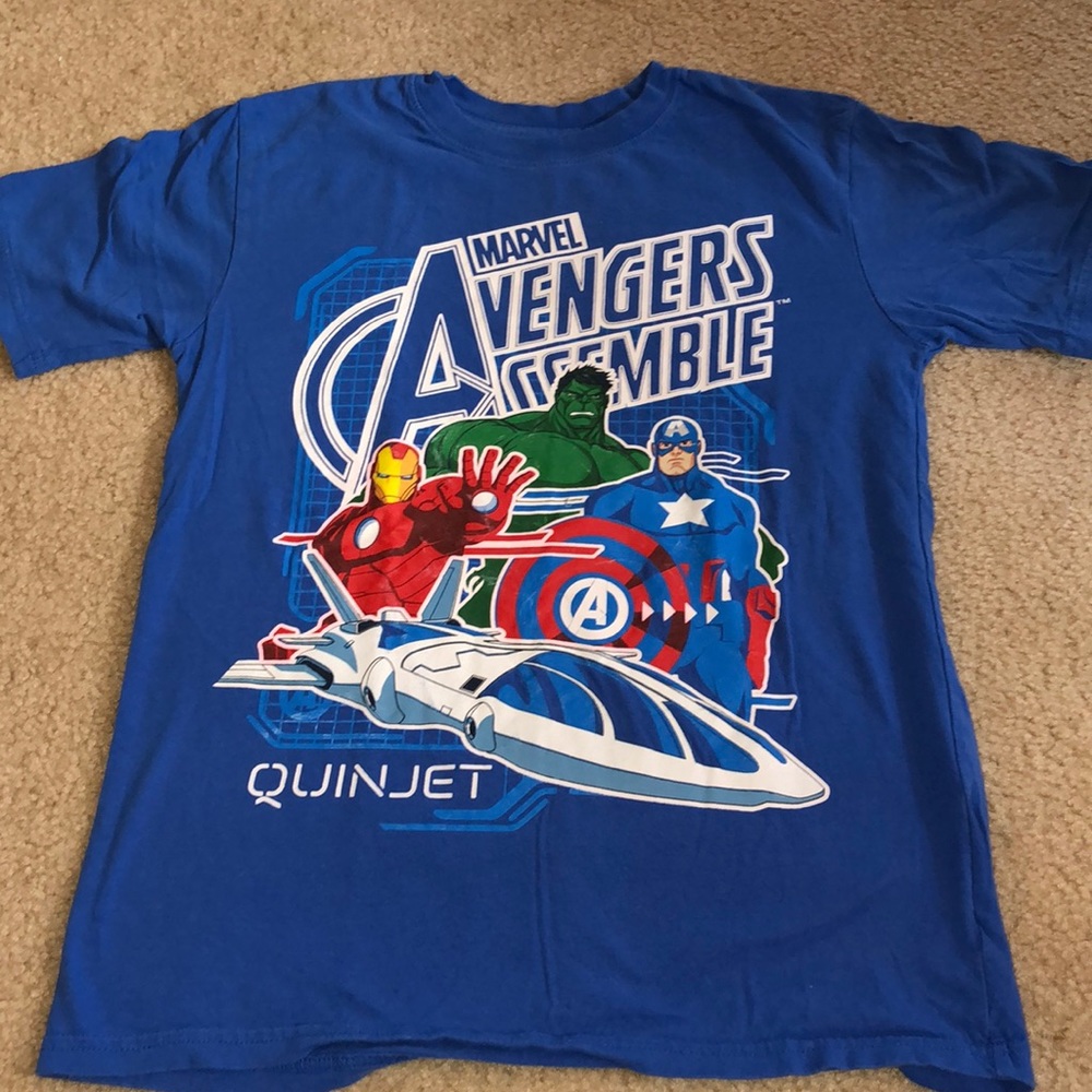 BOYS - Marvel Avengers Assemble Tee - Size 10-12